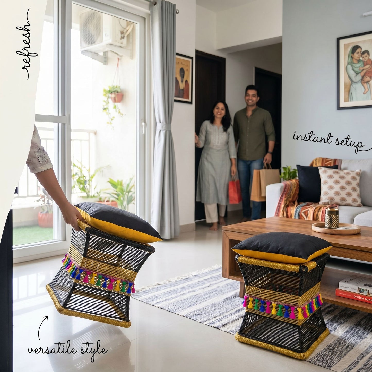 Boho Soul Handmade Seat( Single Piece)