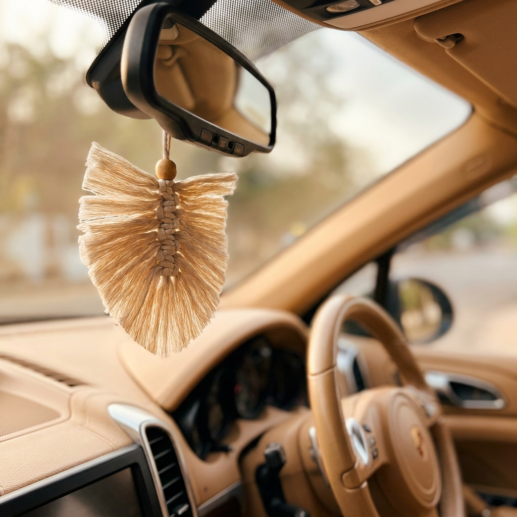 White Feather Charm