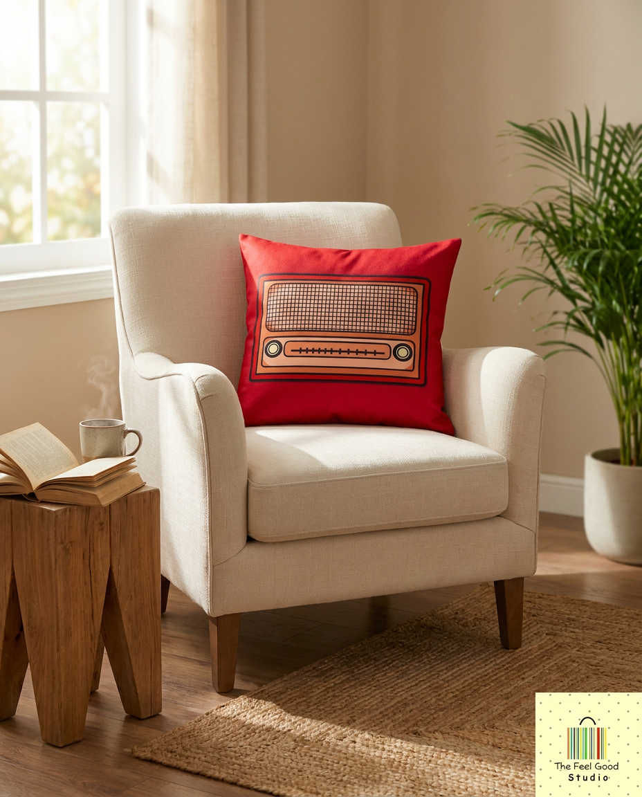 Vividh Bharti Days Cushion Cover