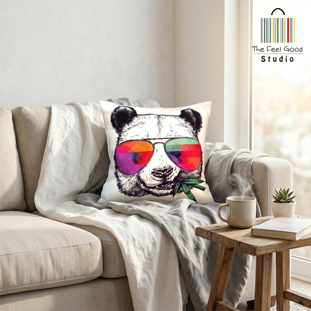 Stoned Panda Cushion