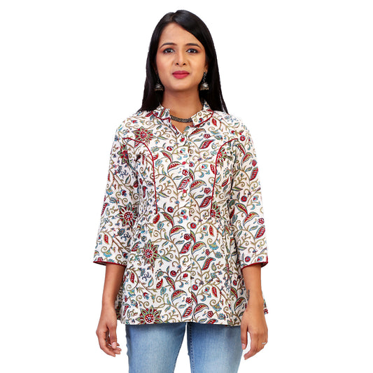 fabindia type floral tops for women