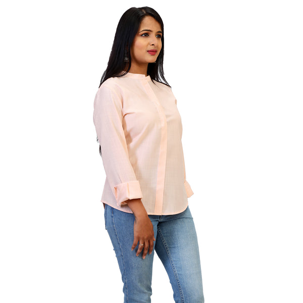 light coloured formal shirt for women