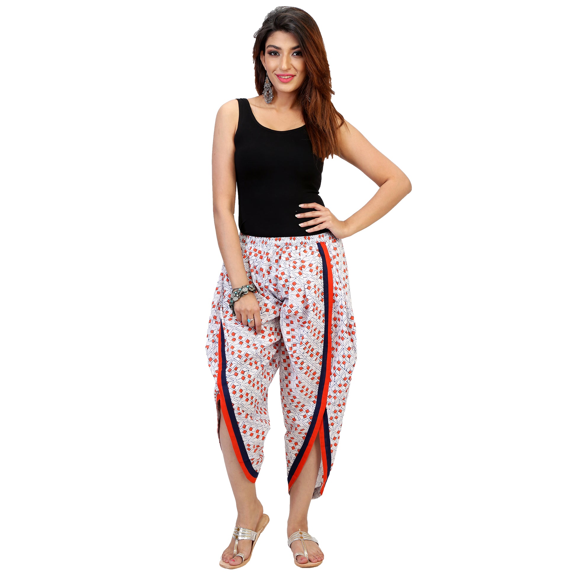 stylish dhoti pants in cotton for women