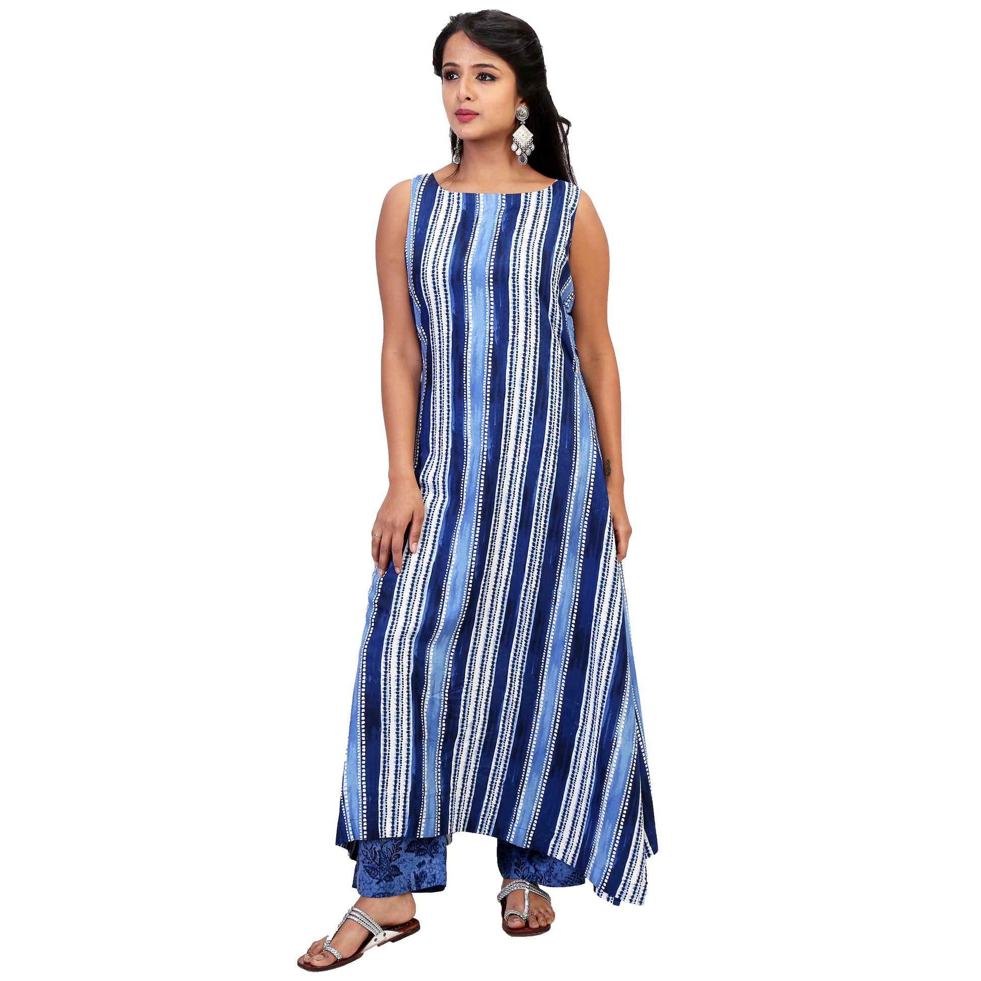 women's-long-kurta-dress-with-blue-palazzo