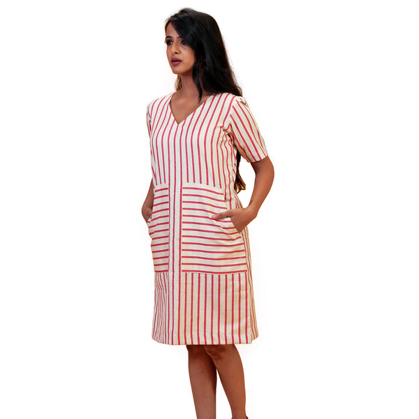 knee-length-casual-dress-with-pockets-for-women