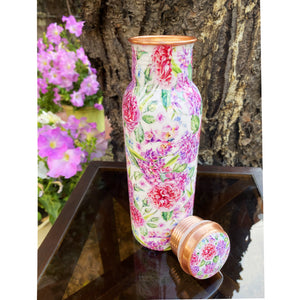 floral-designer-pure-copper-bottle
