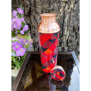 Aztec Elegant Copper Bottle