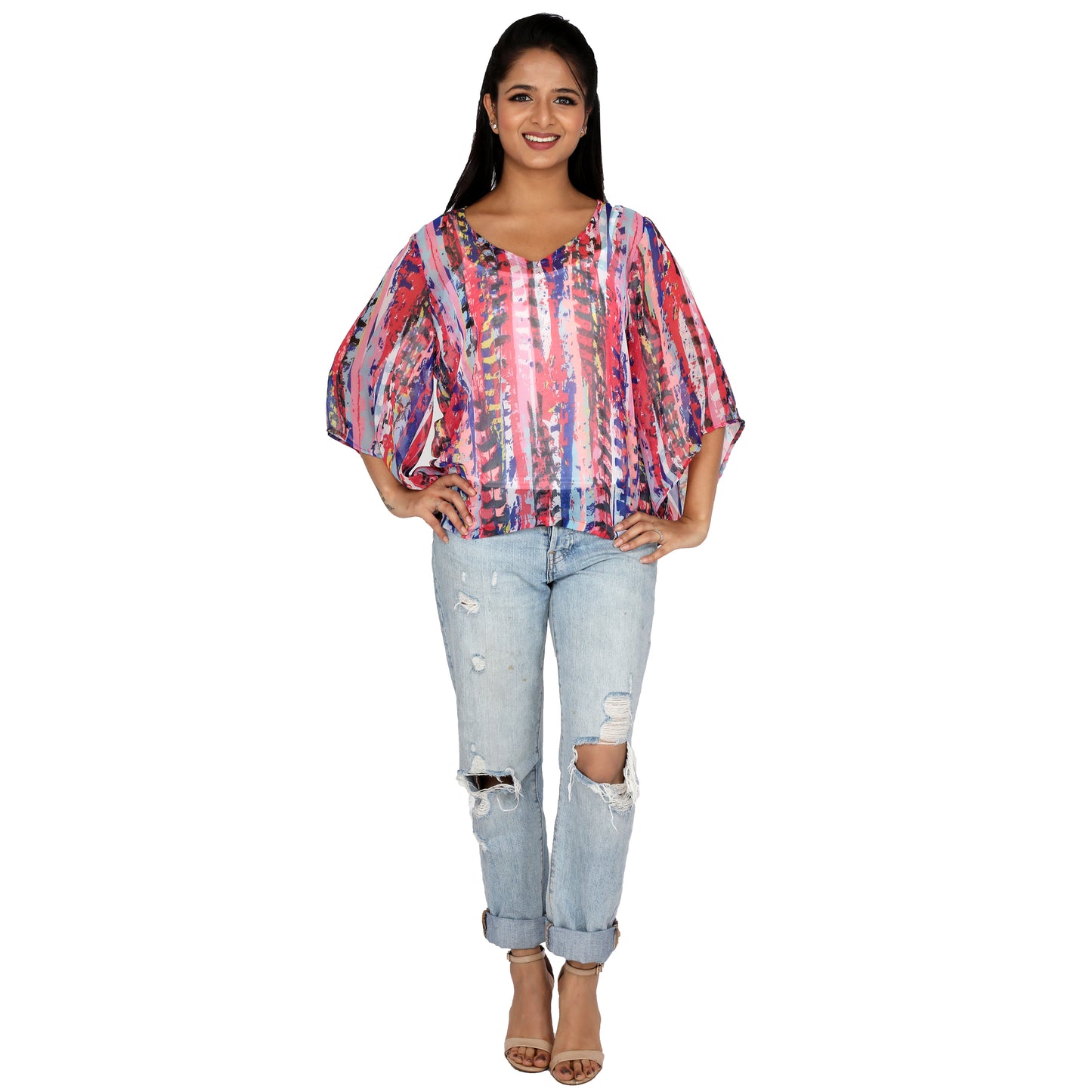 party-wear-printed-sheer-top-for-women