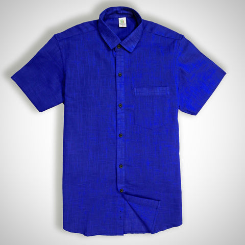 Cobalt Blue Men's Shirt