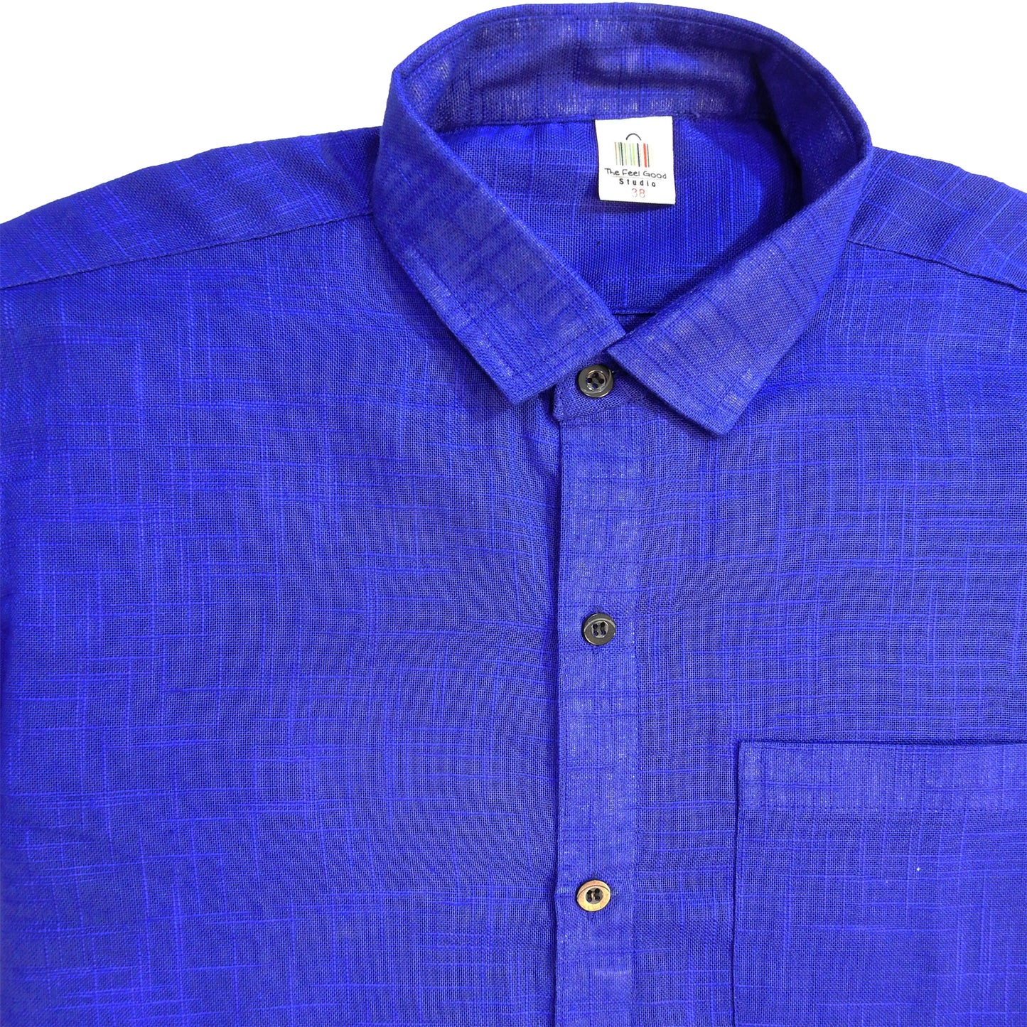 Cobalt Blue Men's Shirt