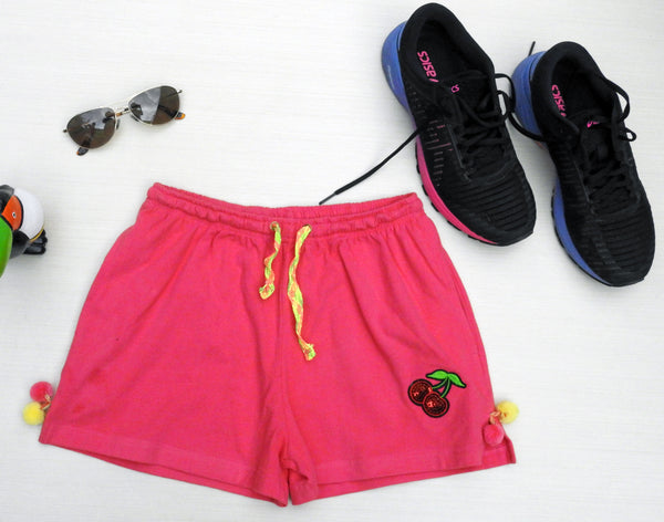 Pink Funk Shorts With Pockets