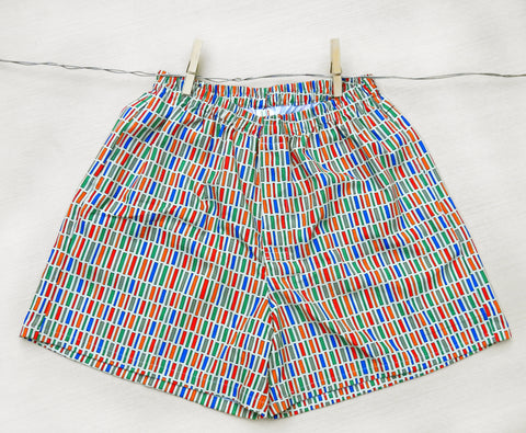 Colour Jenga Shorts With Pockets