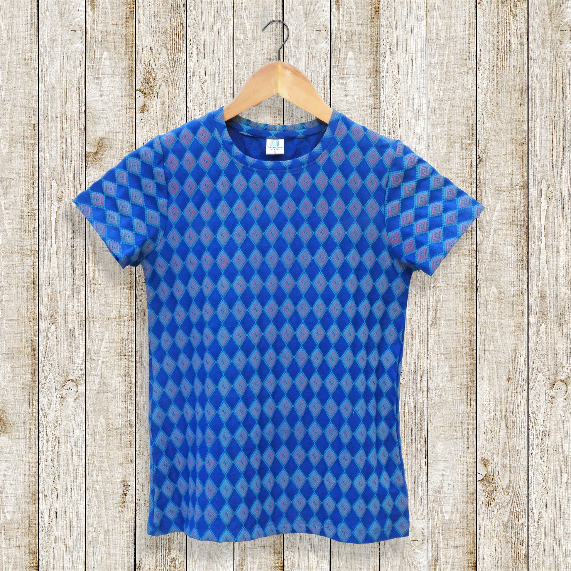 women's-indigo-blue-polo-neck-t-shirt-online-india