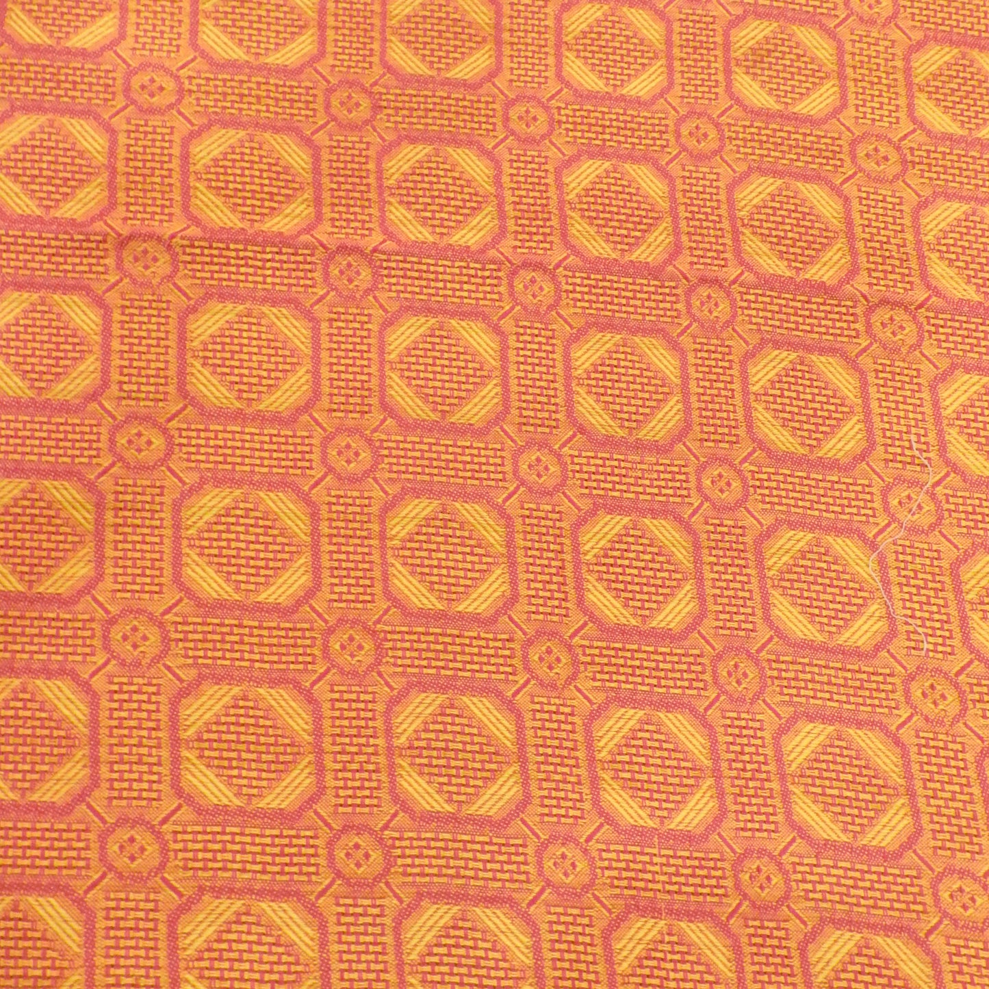 Yellow & Pink Bed Cover