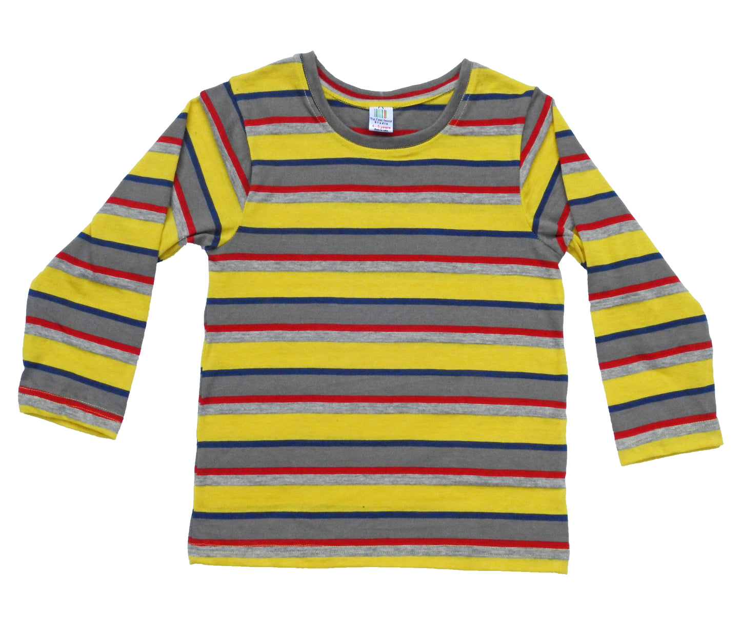 Canary Colour Pop Full Sleeves Kids Tee