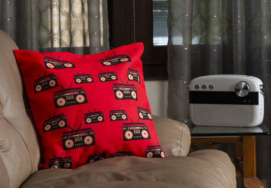 Those Tape Recorder Days Cushion Cover
