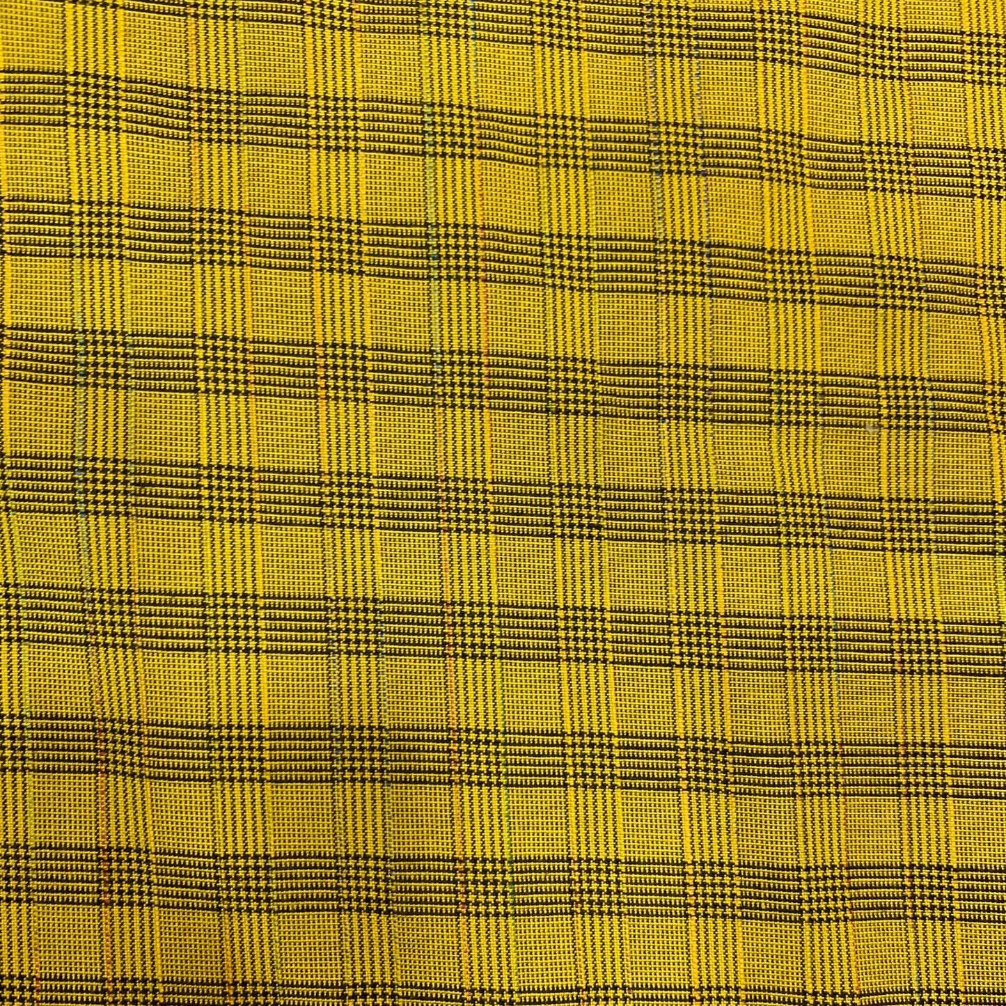 Olive Green Checkered Ultra Soft Cotton Fabric