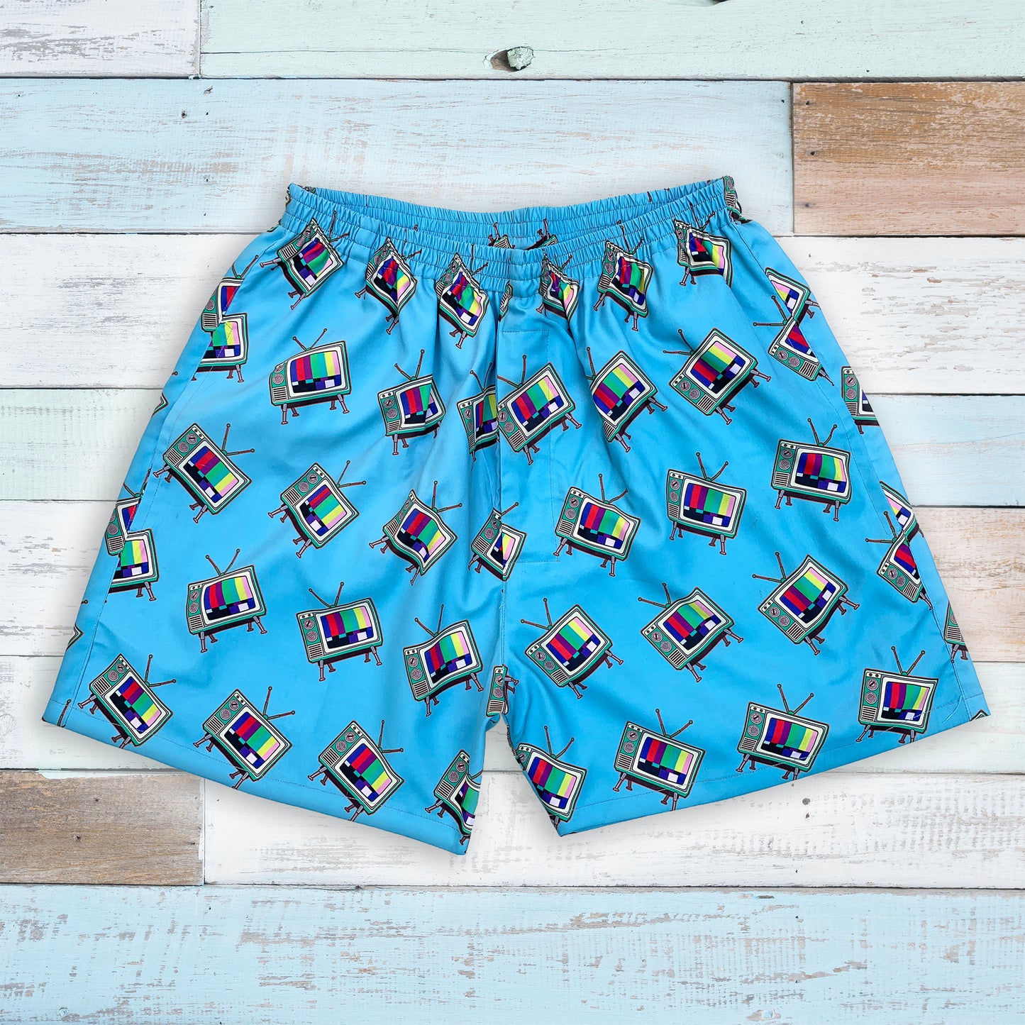 tv printed quirky boxers for men