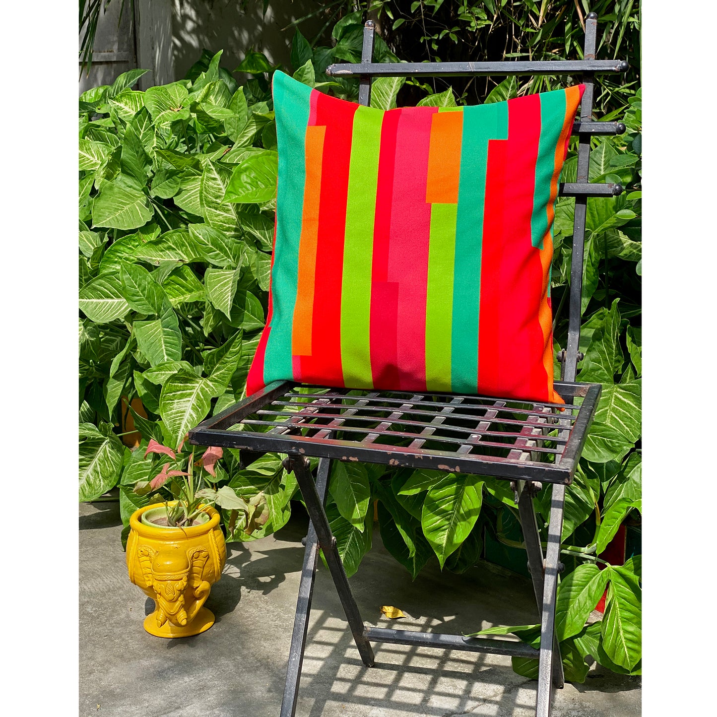 Colourful Stripes Cushion Cover
