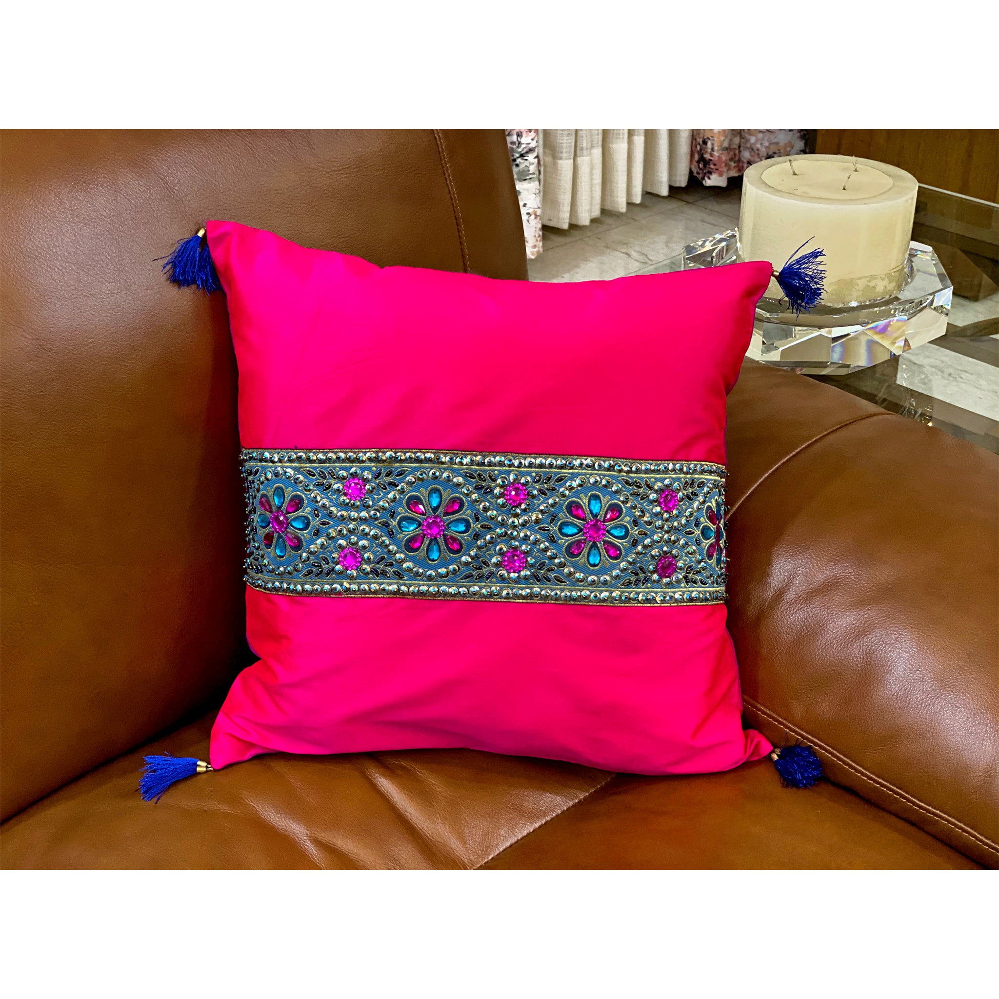 Pink cushion covers clearance online