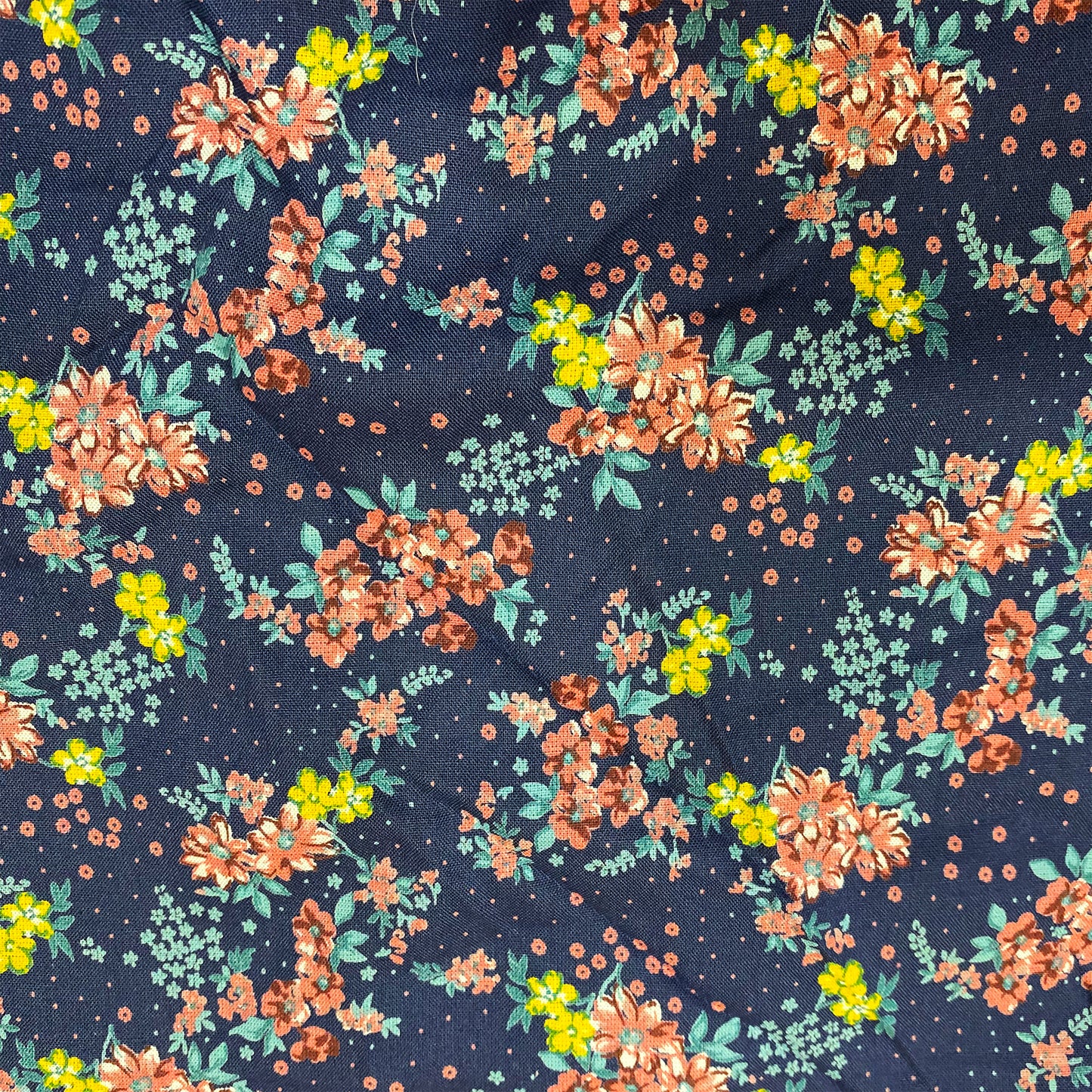 Night Queen Floral Cotton Fabric