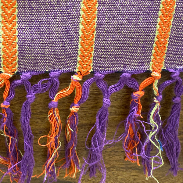 Razzmic Berry & Orange Woven Bed Cover
