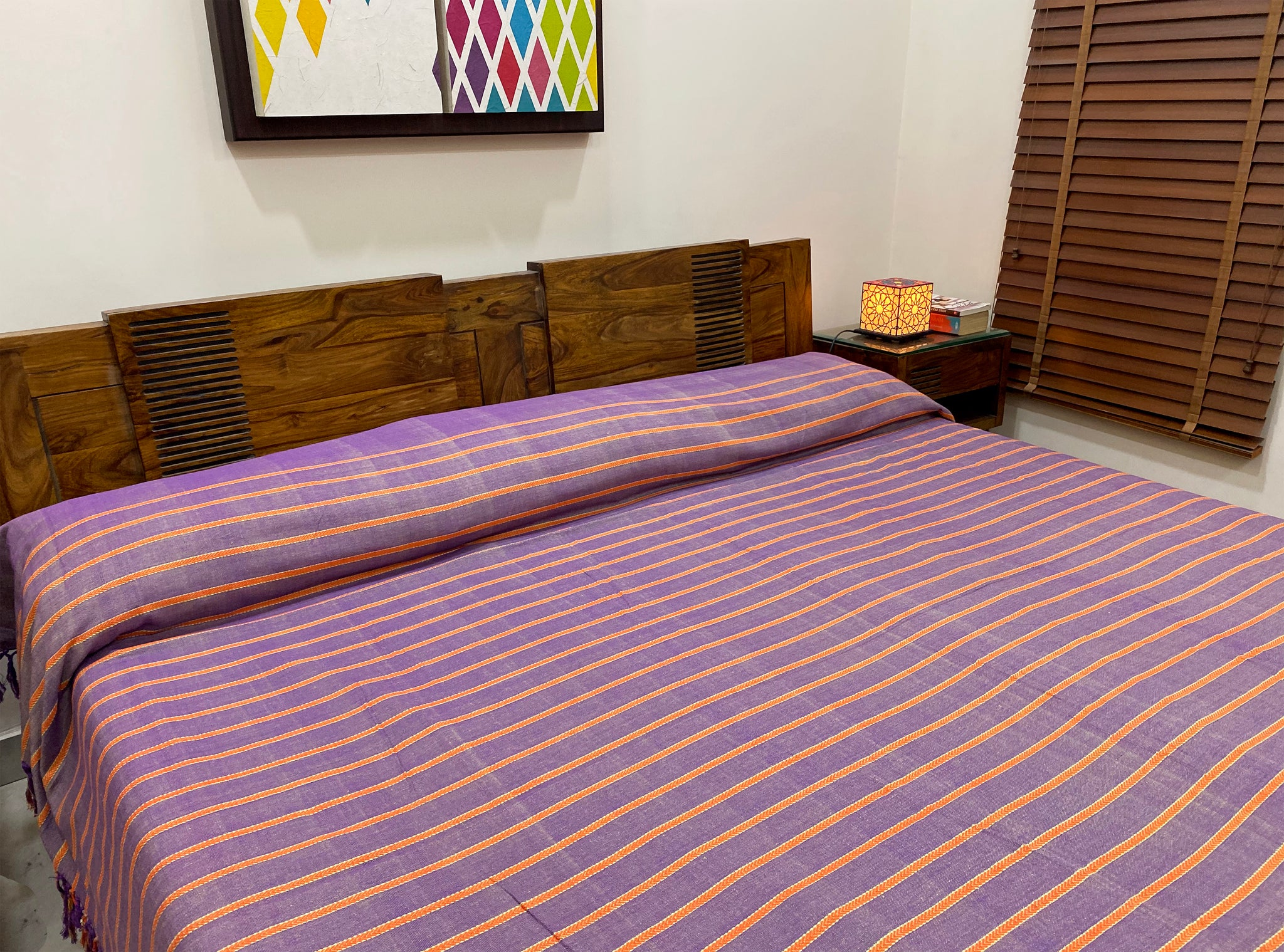 fabindia-purple-bed-cover-india