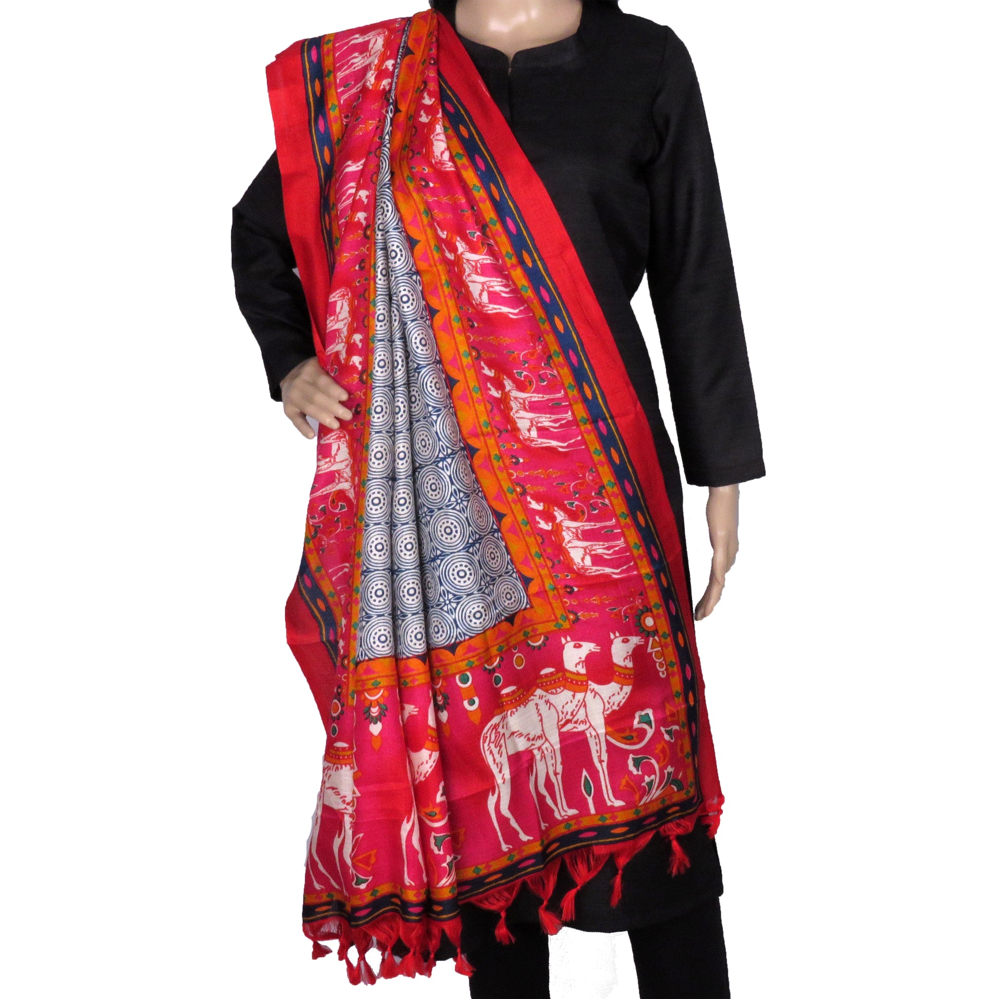 ethnic silk dupattas online