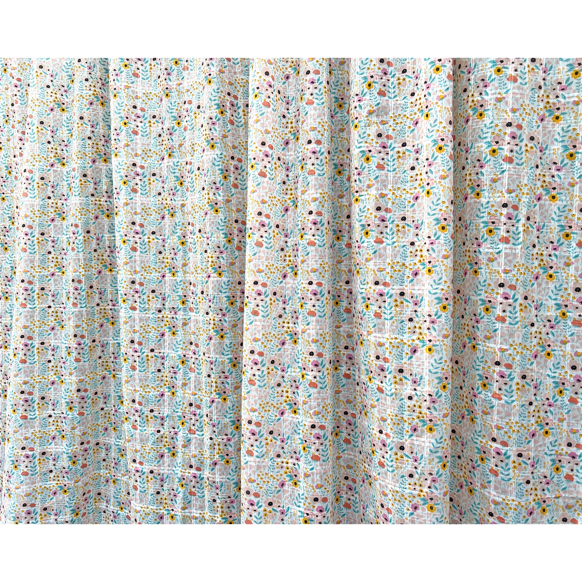 flower print cotton curtains online india