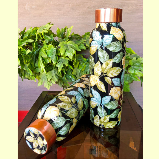 Leafy Pure Copper Bottle
