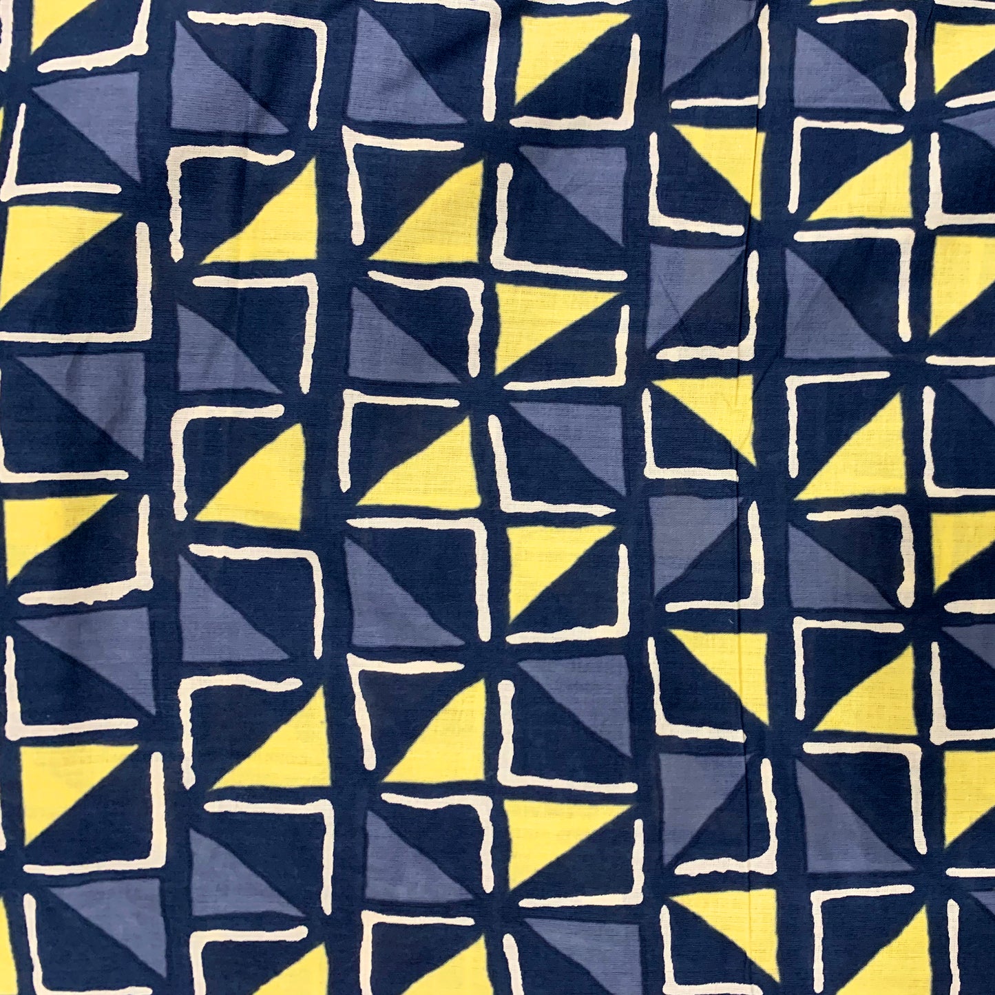 Triangle Print Soft Cotton Fabric