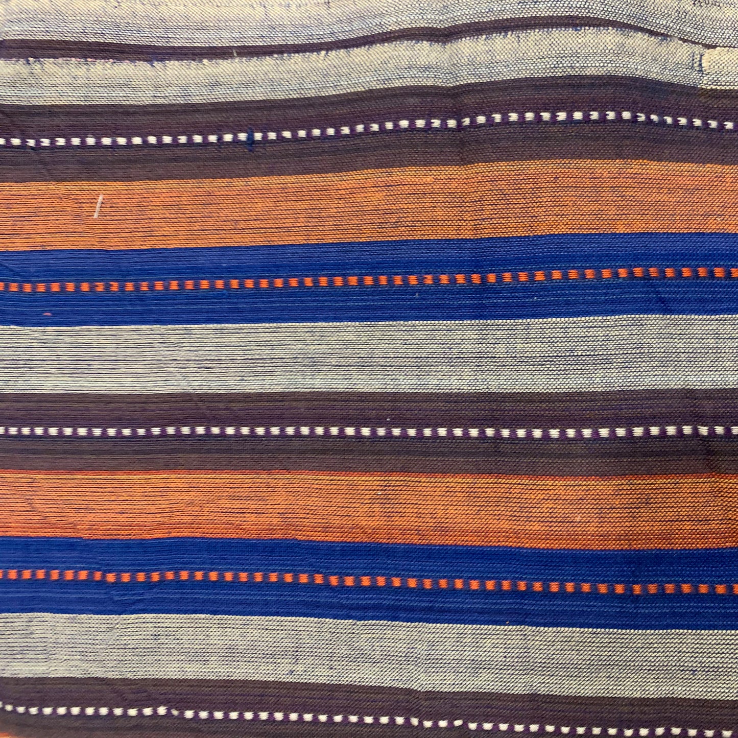 Multicoloured Striped Cotton Fabric