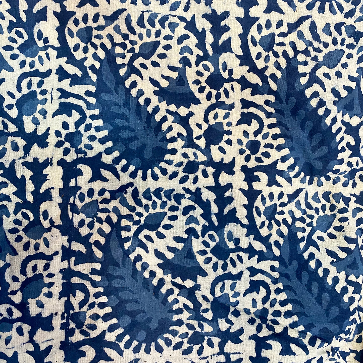 Indigo Paisley Cool Cotton Fabric