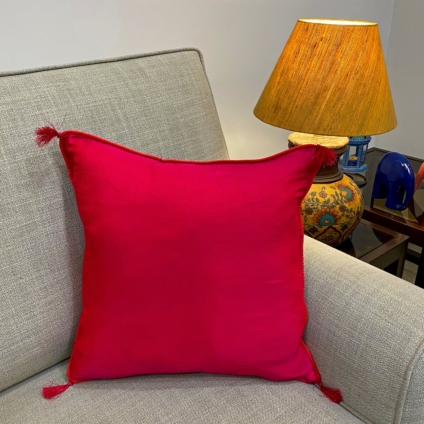 Royal Modal Silk Dual Hued Cushion Cover