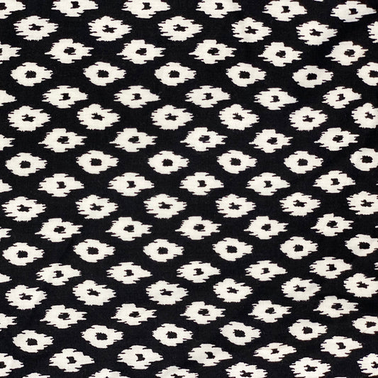 Black Rayon Soft Fabric