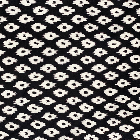 Black Rayon Soft Fabric