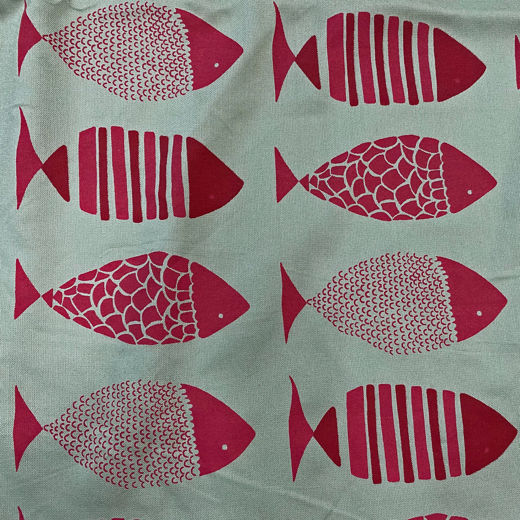Seafoam Woven Circle Rayon Fabric – Rose Mille
