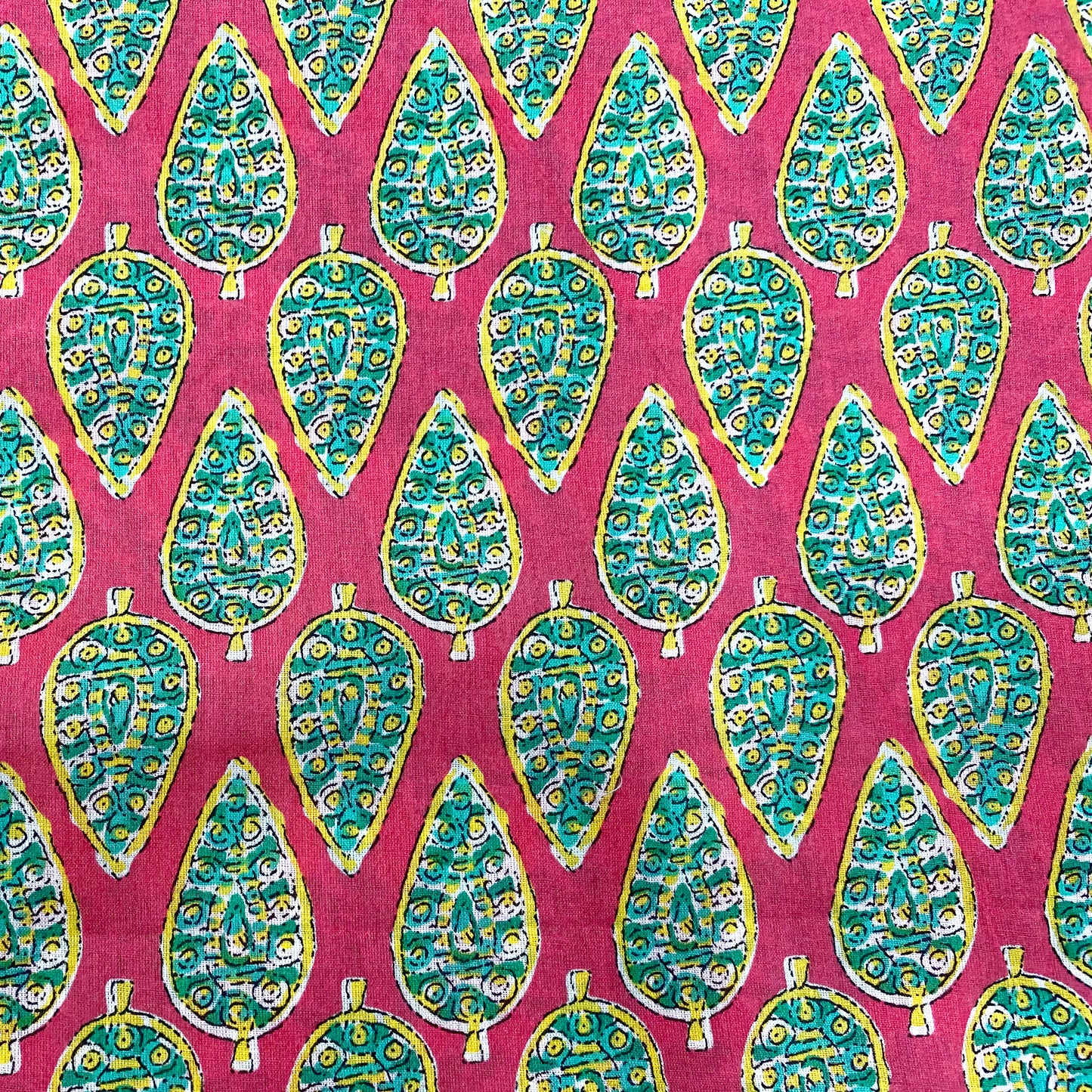 Pine Cone Printed Cotton Fabric