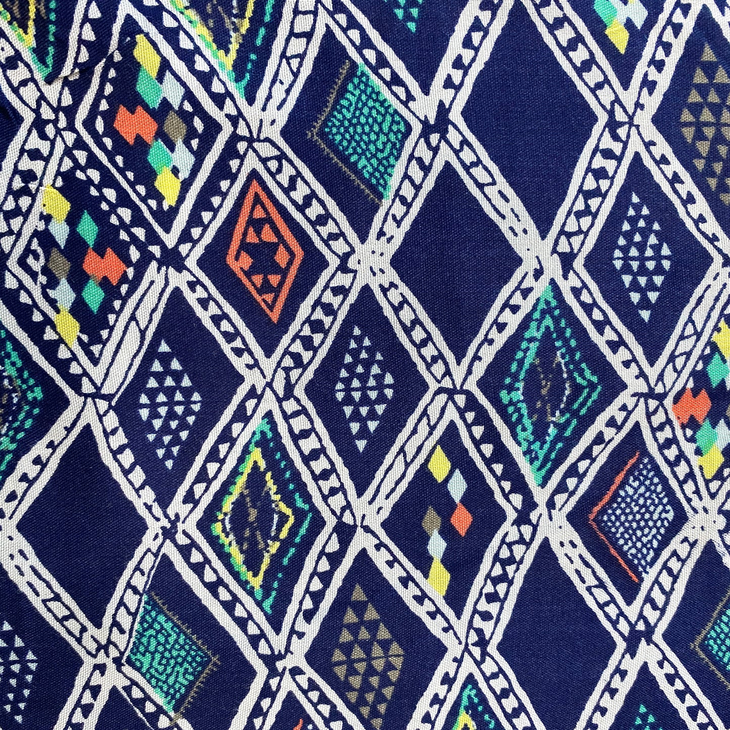 Printed Blue Soft Rayon Fabric