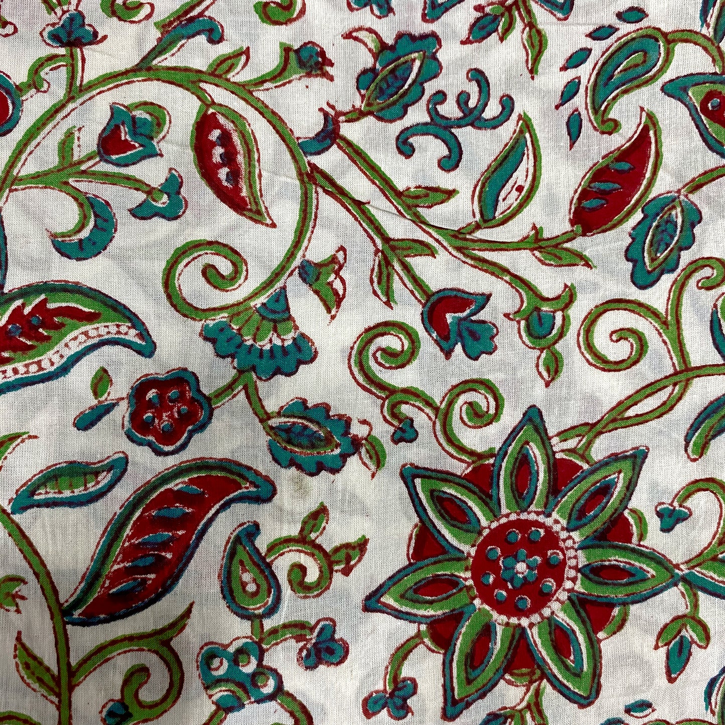 Print Kalamkari Print Cotton Fabric