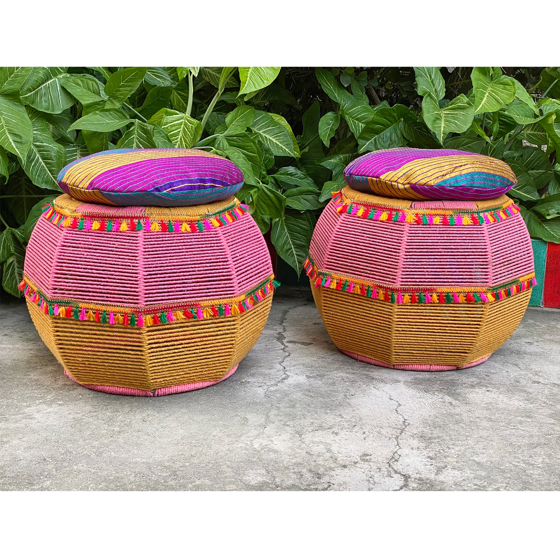 handmade-stools-for-lawn