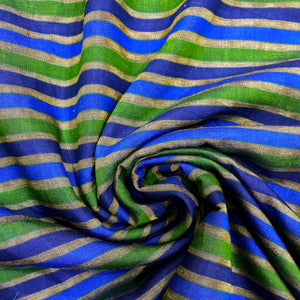 Soft Trendy Striped Rayon Fabric