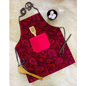 red-apron-with-pocket