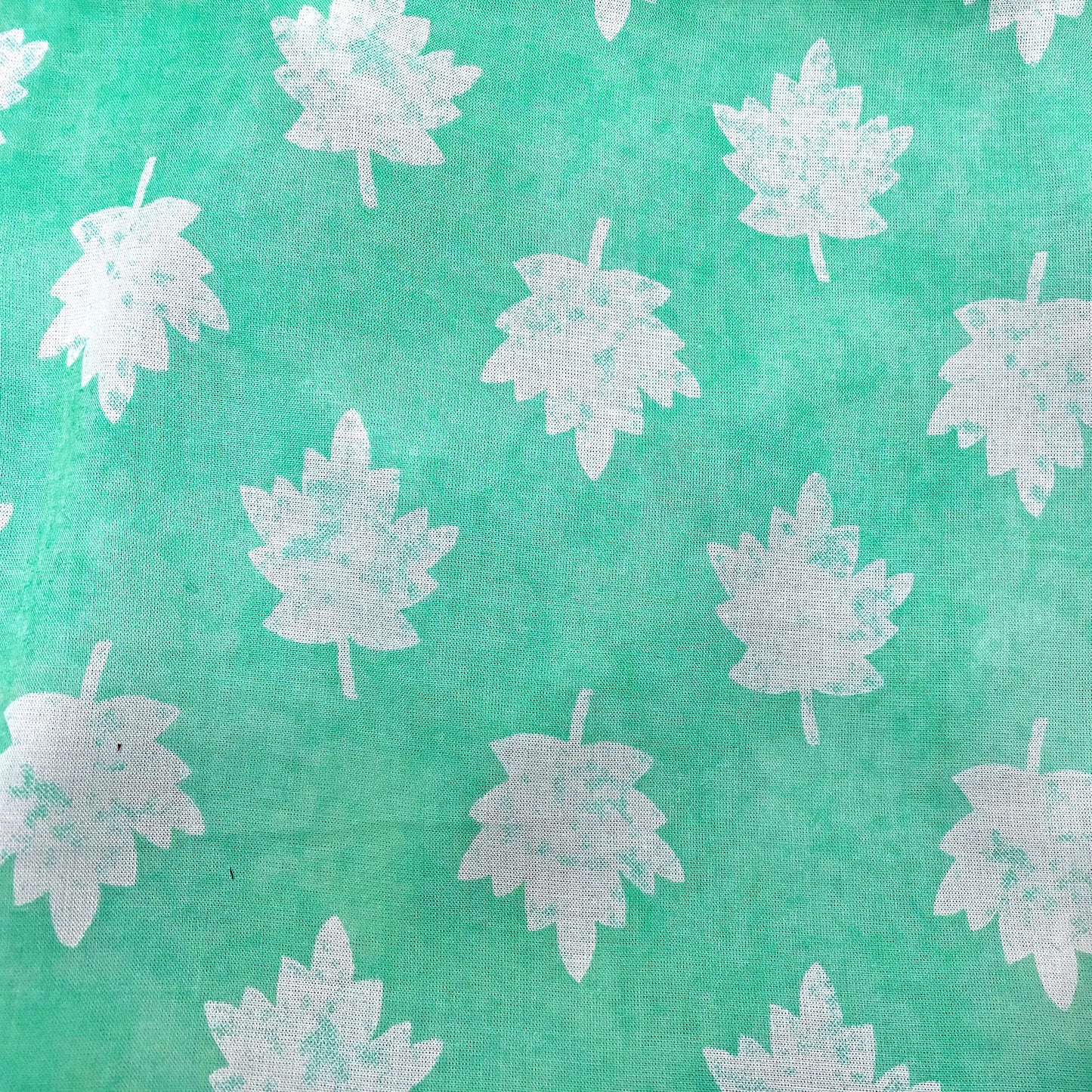 Maple Print Soft Cotton Fabric