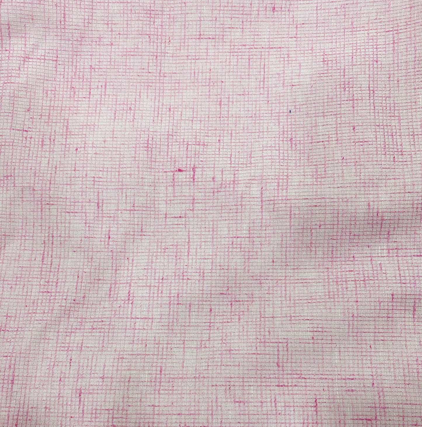 Powder Pink Textured Cotton Fabric