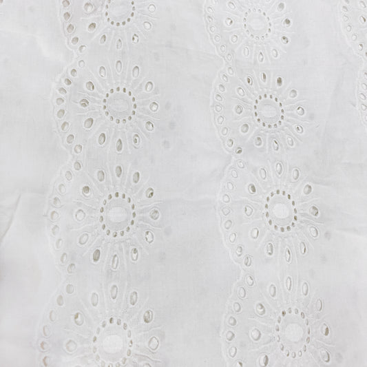 Salt White Hakoba Cotton Fabric