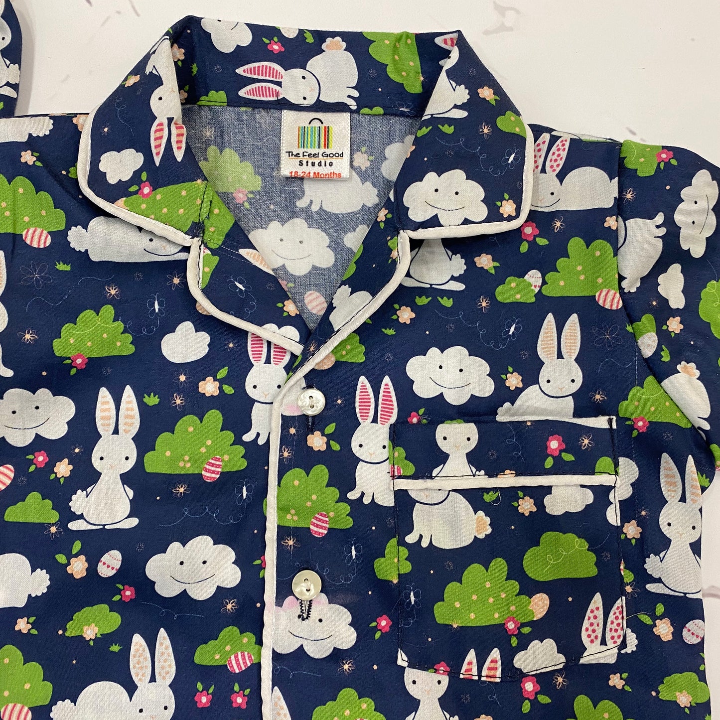 Hello Rabbit Rayon Boys Night Suit