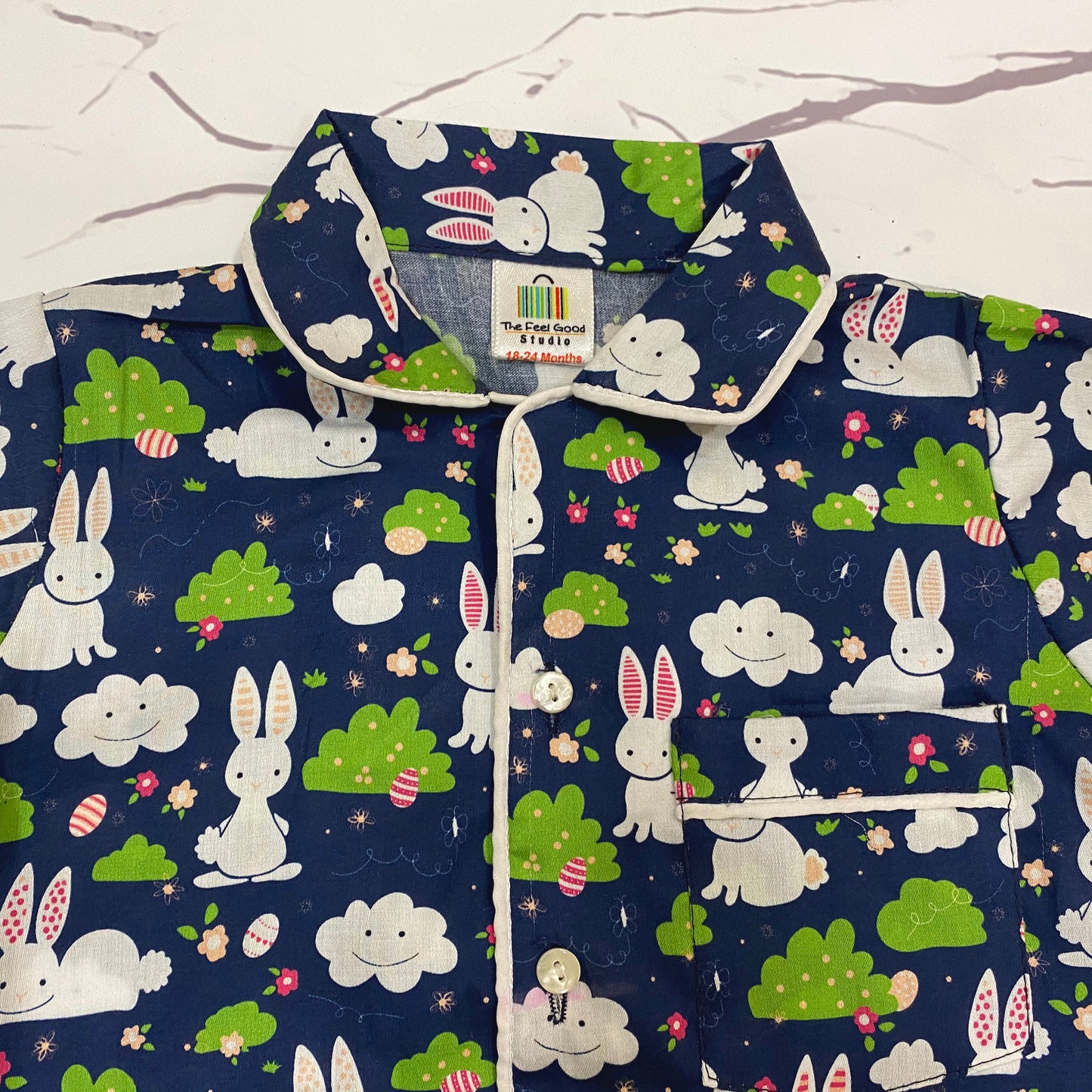 rabbit-print-cotton-night-suit-for-kids