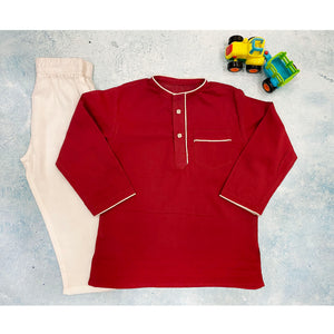 red-and-white-kurta-pajama-for-boys online