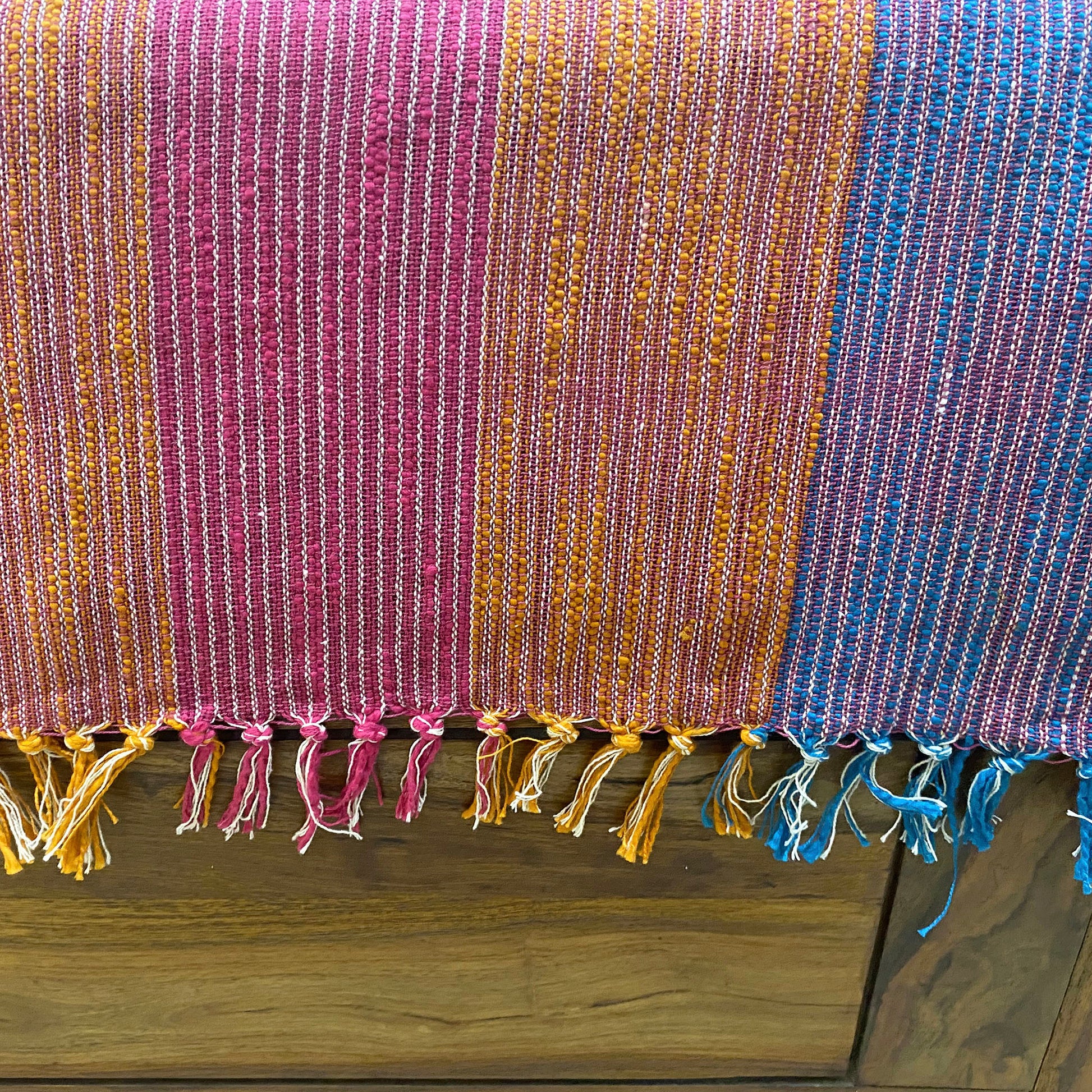 colourful king size handloom bedcover online